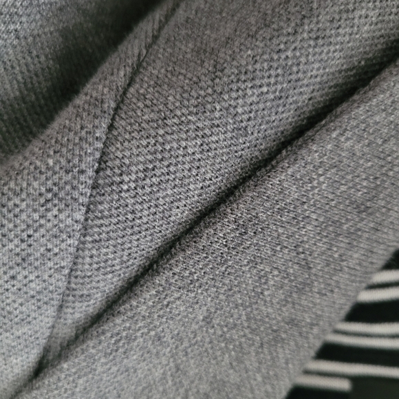 Nordstrom Men Shawl Collar Picot Cotton Pullover Grey XL - Picture 4 of 4